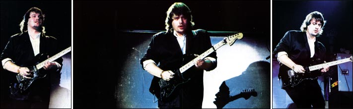 Steve Rothery - Wembley Arena, London - 04.11.1987 - Photos by Stuart James, taken from ''The Web'' - Issue No. 26